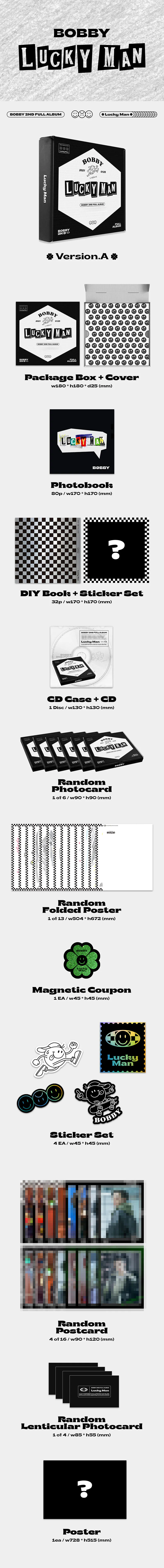 바비 (BOBBY) - 2nd FULL ALBUM [LUCKY MAN] (A ver) 2