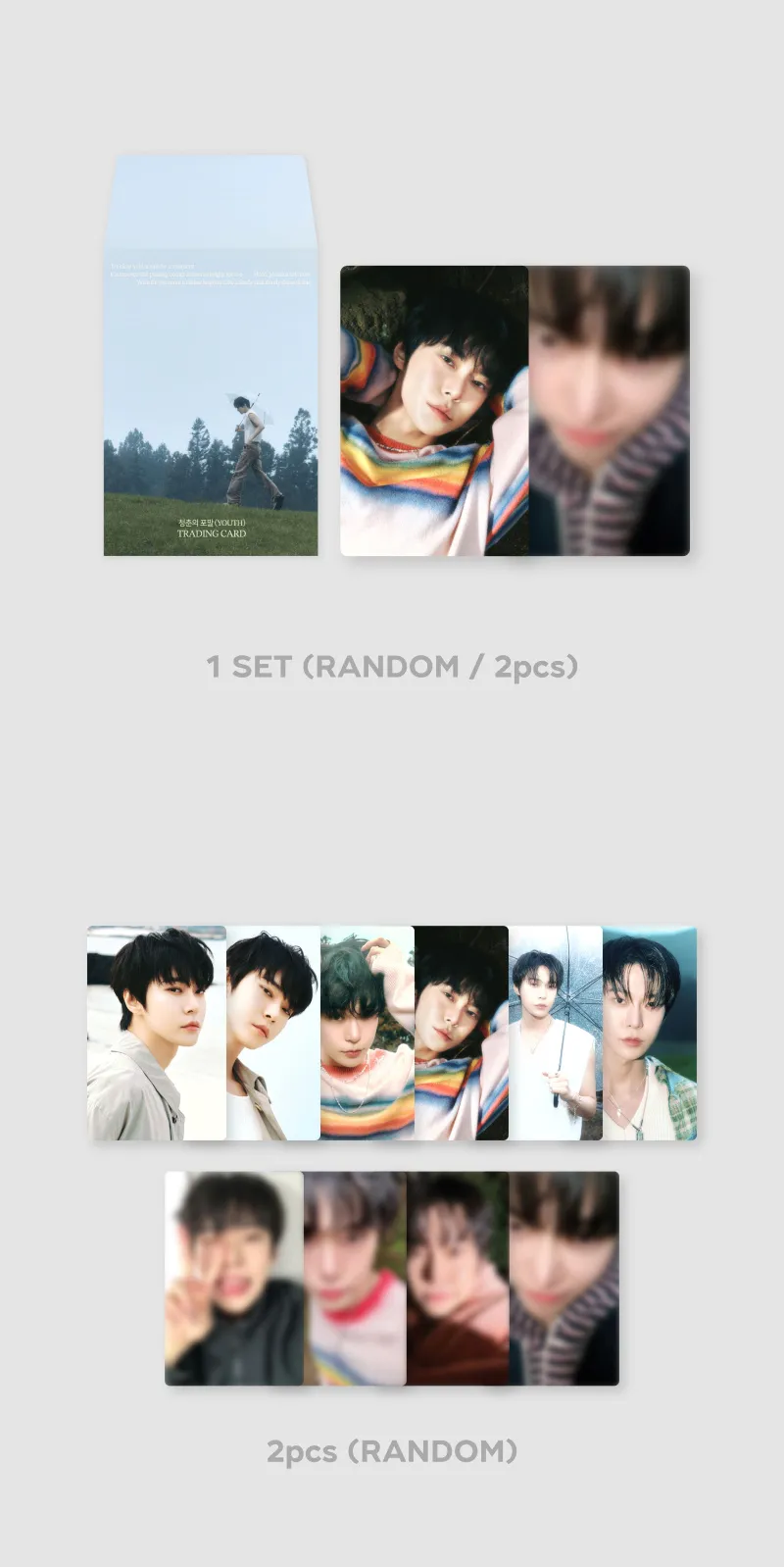2024 DOYOUNG CONCERT [Dear Youth,] 2nd MD LINE UP - RANDOM TRADING CARD SET 2