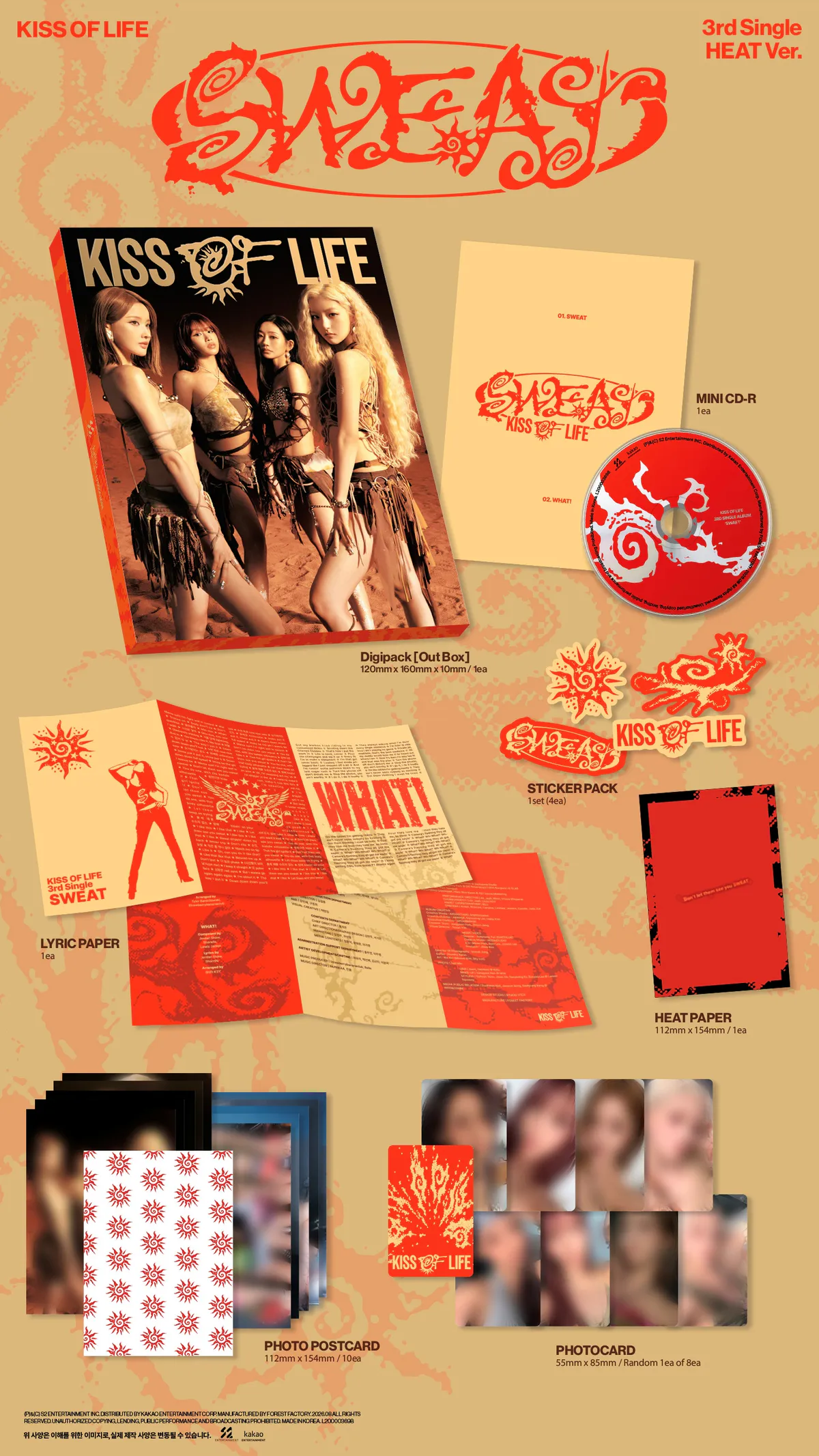 KISS OF LIFE - 3rd Single [SWEAT] (POCAALBUM Ver.) 상세 이미지 4