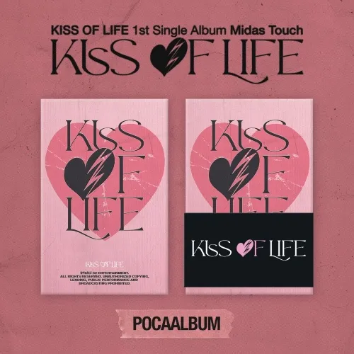 KISS OF LIFE (키스오브라이프) - 싱글 1집 [Midas Touch] (POCA ALBUM)