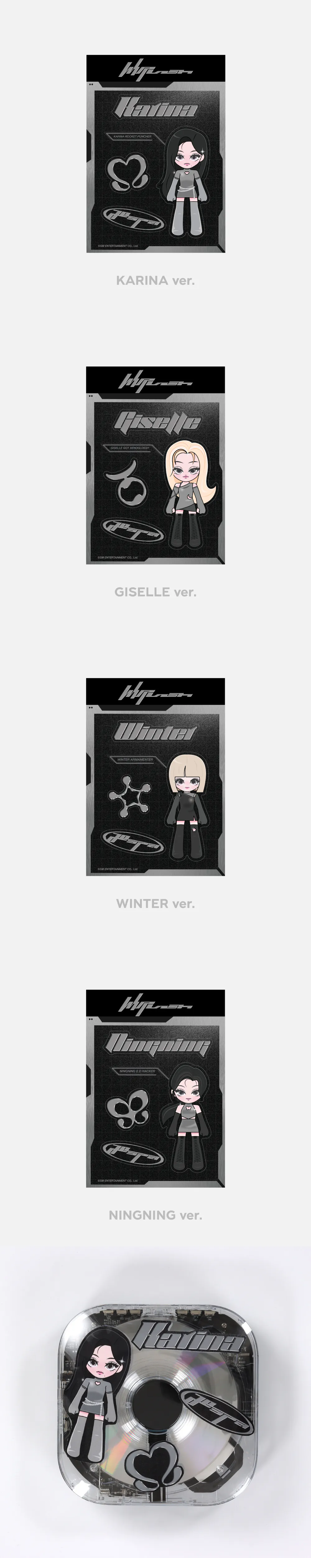 aespa '#Whiplash_mood' MD - DECO STICKER 상세 이미지 2