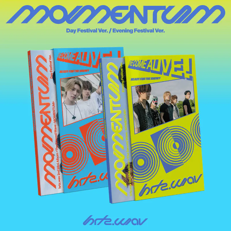 hrtz.wav(하츠웨이브) - [세트] 미니 2집 [The Second Wave : MOMENTUM] (Day Festival Ver. / Evening Festival Ver.)