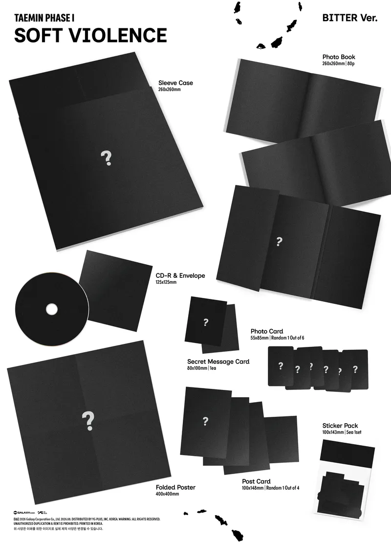 [세트] 태민(TAEMIN) - PHASE I : Soft Violence (PHOTO BOOK Ver.) 3