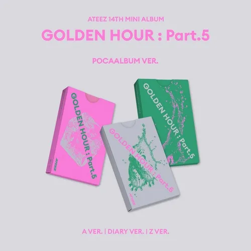 [세트] ATEEZ(에이티즈) - GOLDEN HOUR : Part.5 (POCAALBUM)
