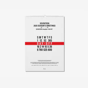 세븐틴 (SEVENTEEN) - SEVENTEEN 2025 WALL CALENDAR