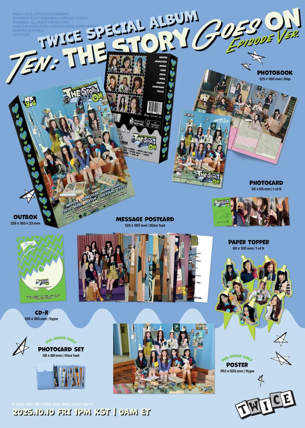 TWICE(트와이스) - [TEN: The Story Goes On] (EPISODE Ver.) 상세 이미지 2