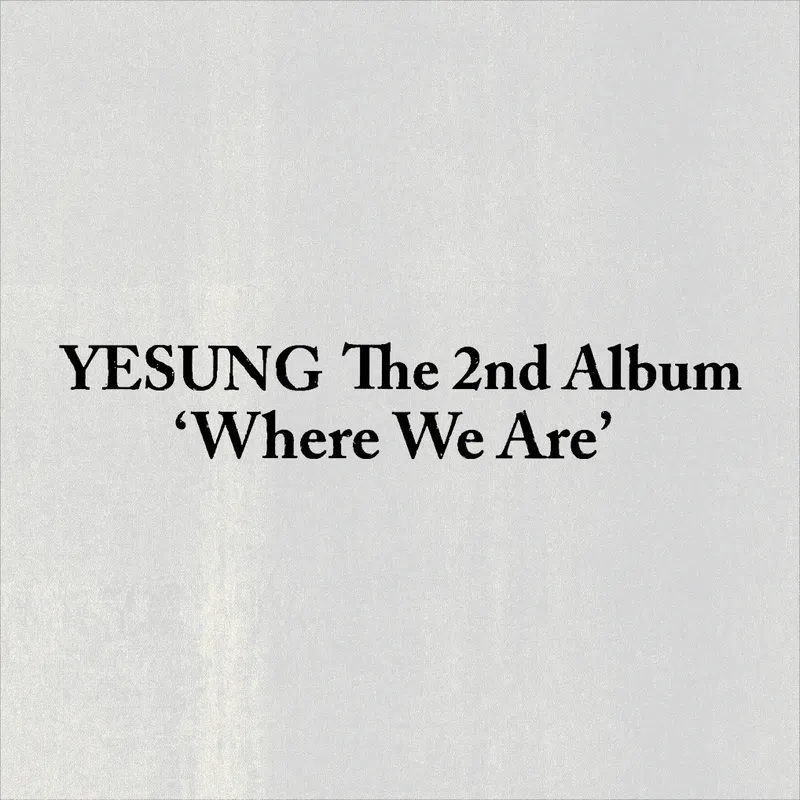 예성 - 6TH MINI ALBUM 정규 2집 [Where We Are] (QR Ver.)(스마트앨범)