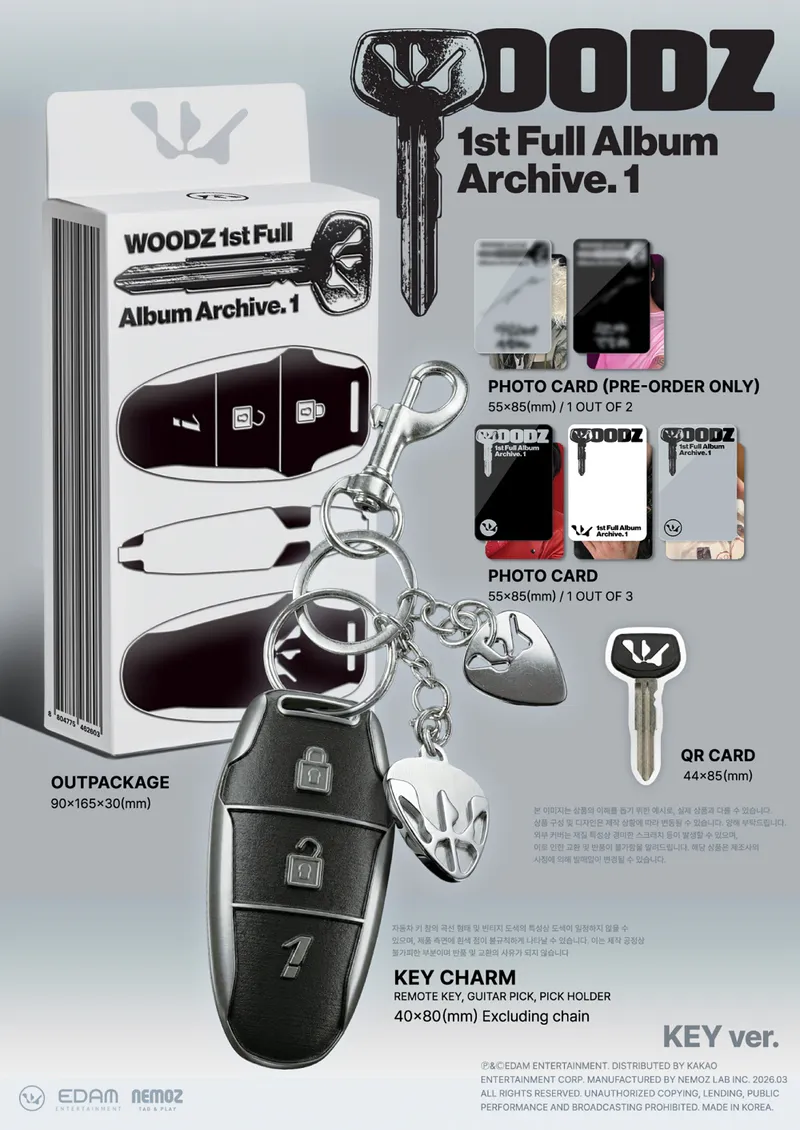 WOODZ - 1st Full Album [Archive. 1] (Key Ver.) 2