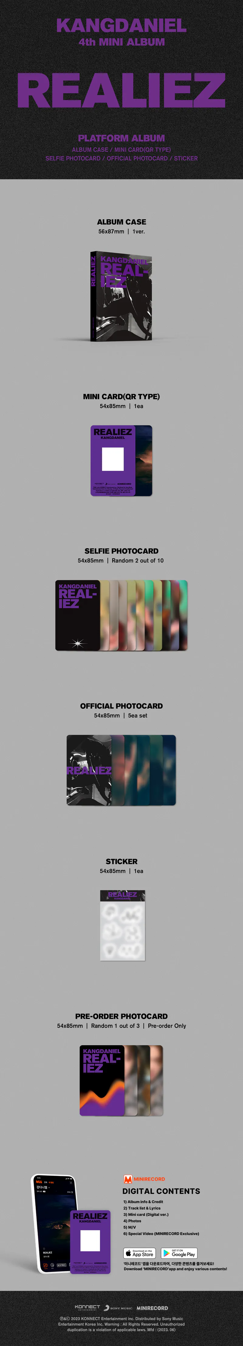 강다니엘 (KANGDANIEL) - 미니 4집 [REALIEZ] (PLATFORM Ver.) 2