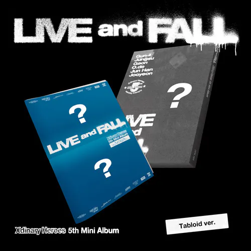 Xdinary Heroes (엑스디너리 히어로즈) - 미니 5집 [LIVE and FALL] (Tabloid ver.)