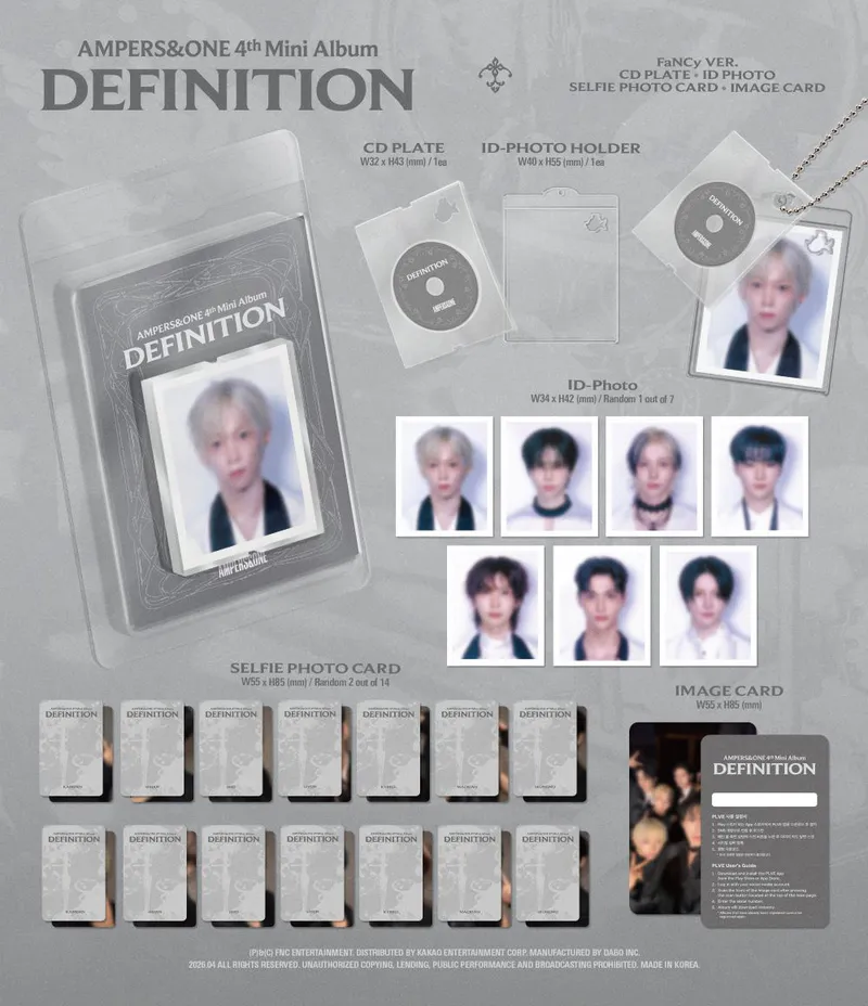 앰퍼샌드원 (AMPERS&ONE) - 미니 4집 [DEFINITION] FaNCy Ver.(PLVE) 2