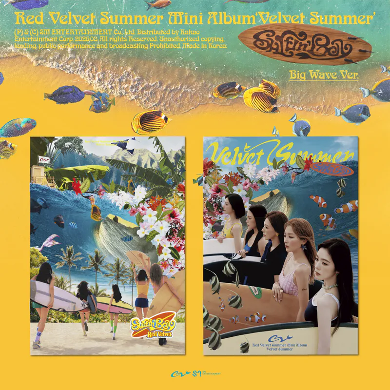 [랜덤] 레드벨벳 - 여름 미니앨범 [Velvet Summer] (Big Wave Ver.)