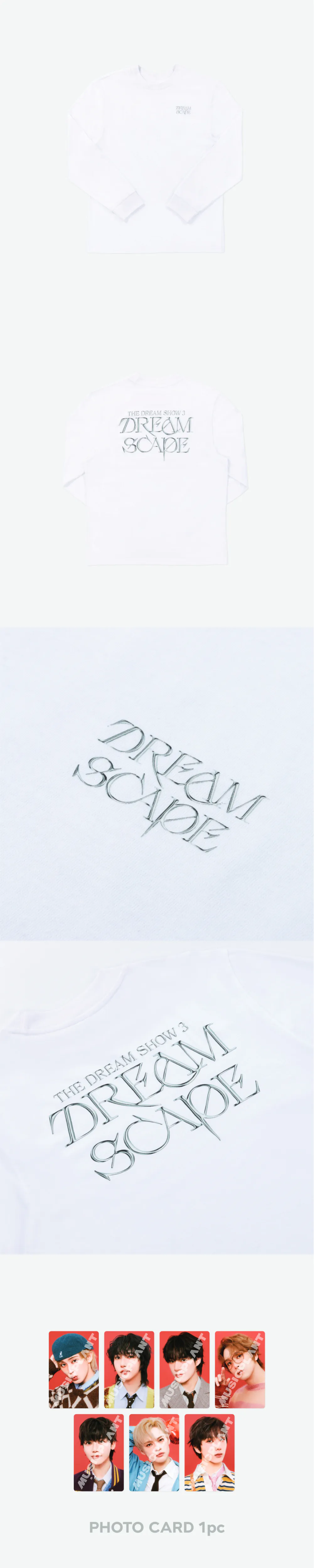2024 NCT DREAM ’THE DREAM SHOW 3 :  DREAMSCAPE‘ FINALE in SEOUL MD - LONG SLEEVE SET (WHITE) 상세 이미지 2