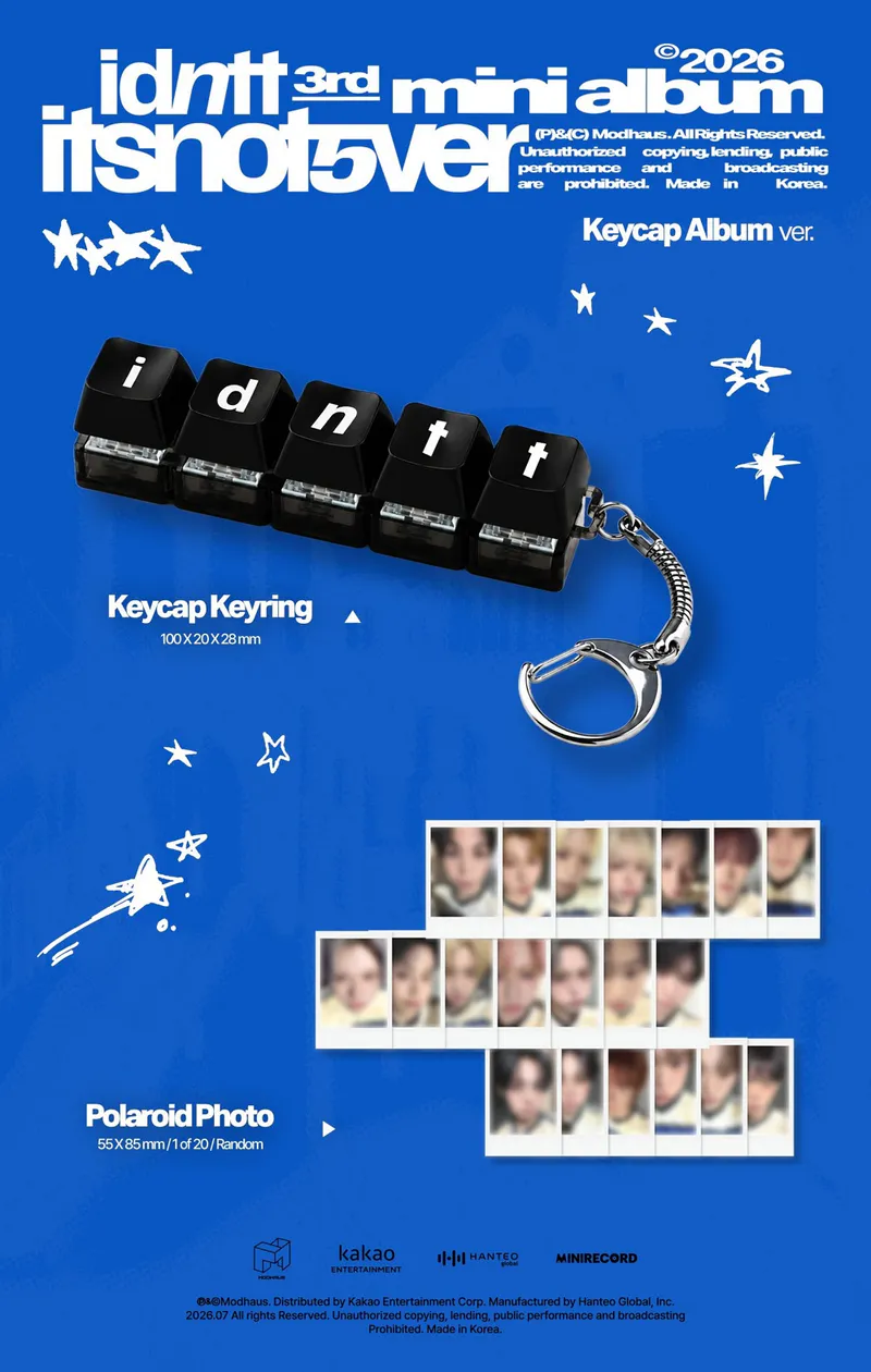 idntt (아이덴티티) - [itsnotover] (Keycap Album) 2