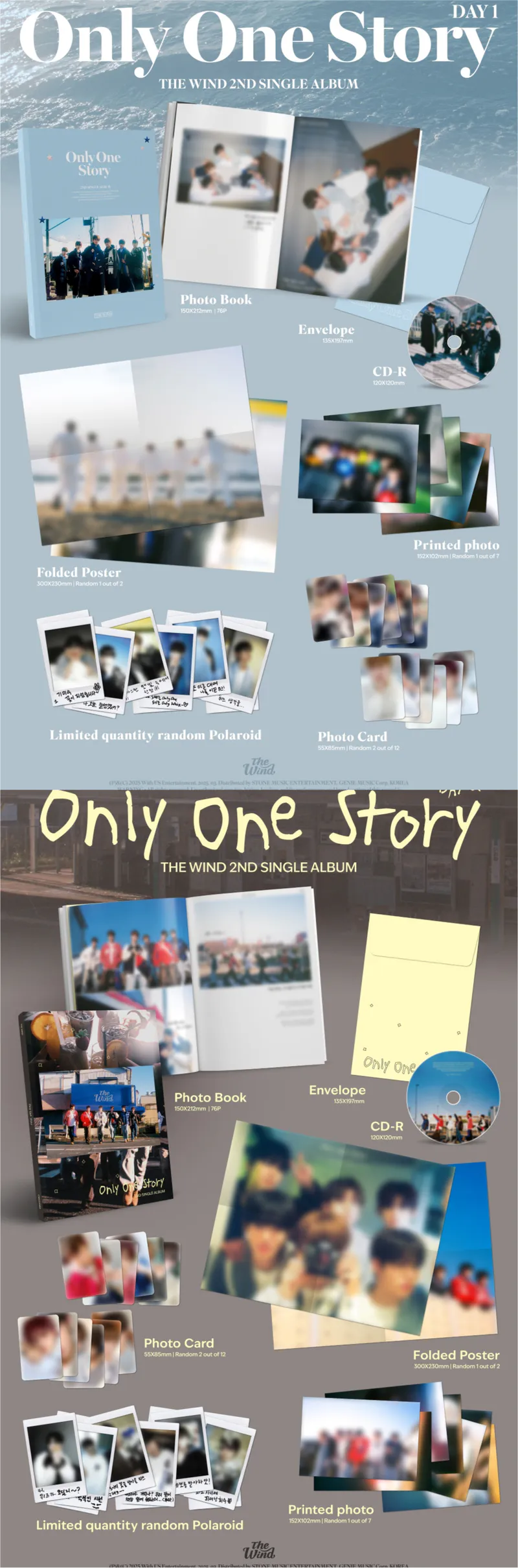 [랜덤] The Wind (더윈드) - 싱글 2집 [Only One Story] 2