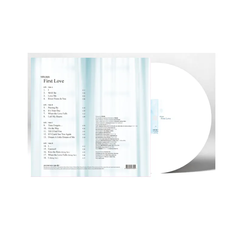 이루마 (YIRUMA) - [First Love] (Repackage) (2LP : 화이트컬러반) 상세 이미지 3