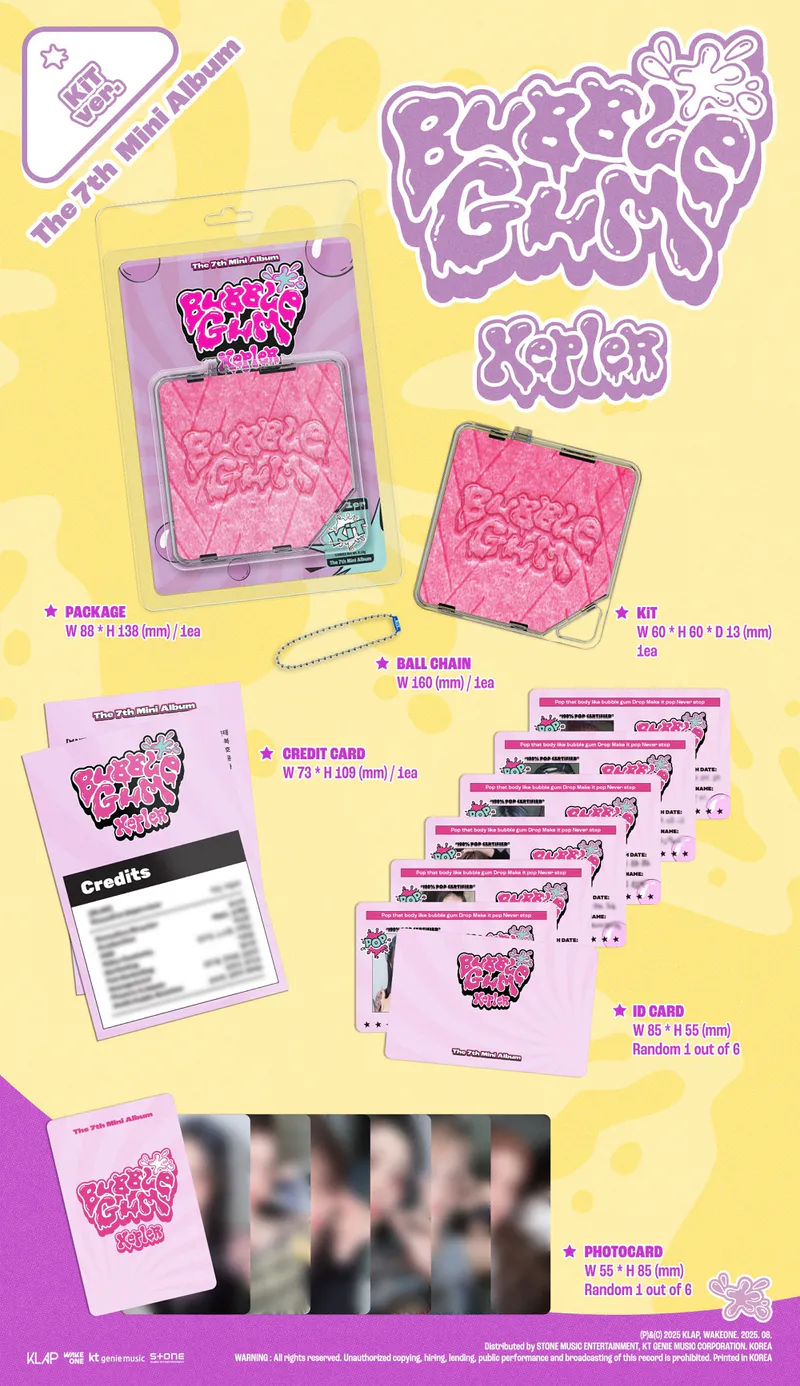 Kep1er (케플러) - 미니 7집 [BUBBLE GUM] (KiT ver.) 2