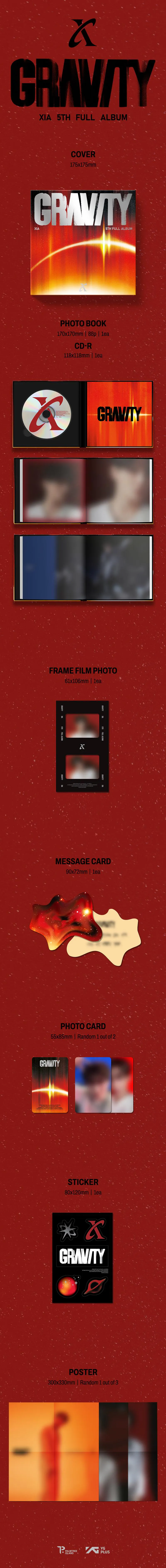 김준수(XIA) - 5th FULL ALBUM [GRAVITY] Orbit Ver. 상세 이미지 4