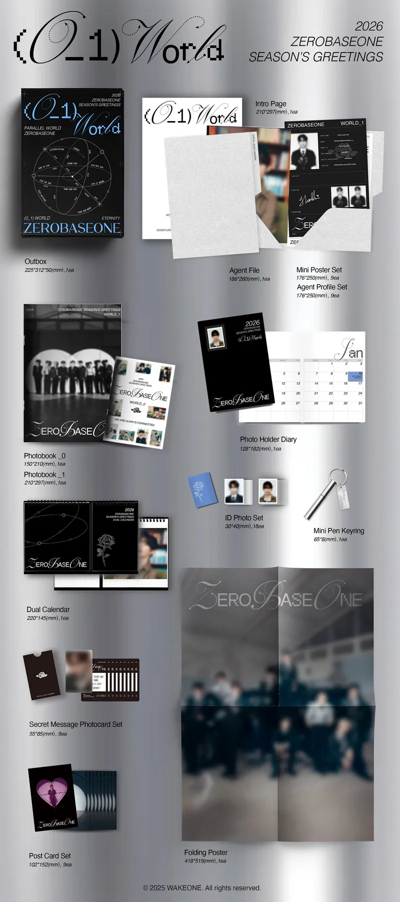 ZEROBASEONE - 2026 SEASON'S GREETINGS [(0_1) World] 2