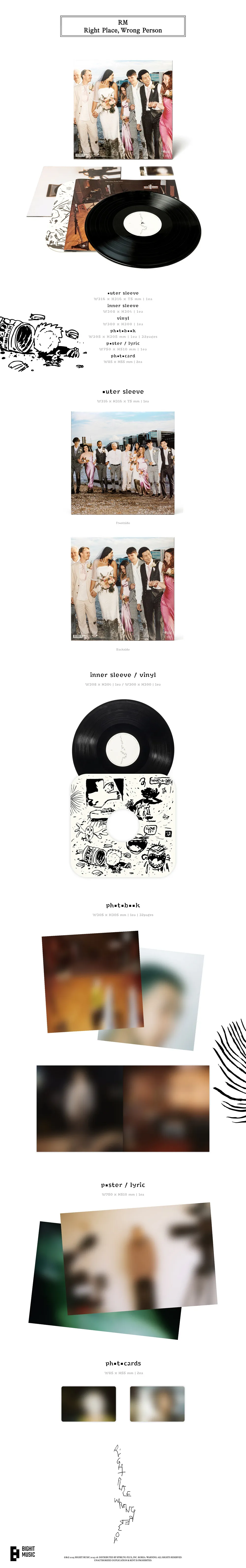 RM - Right Place, Wrong Person (LP) 상세 이미지 2