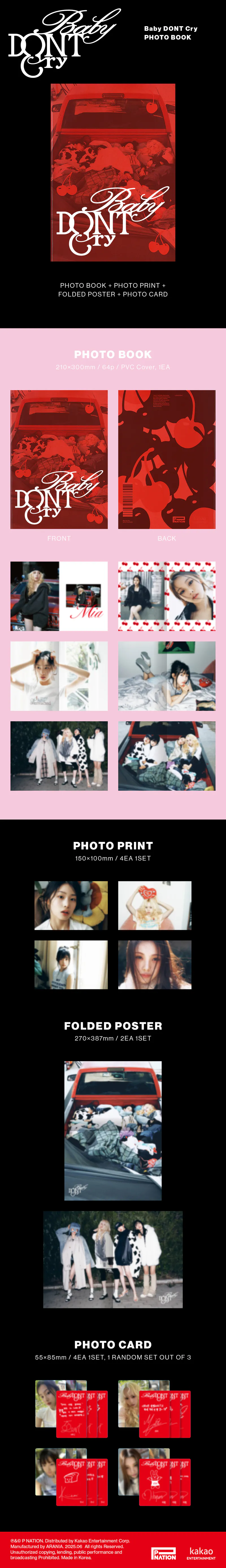 Baby DONT Cry - Debut Single [F Girl] (PHOTOBOOK ver.) 2