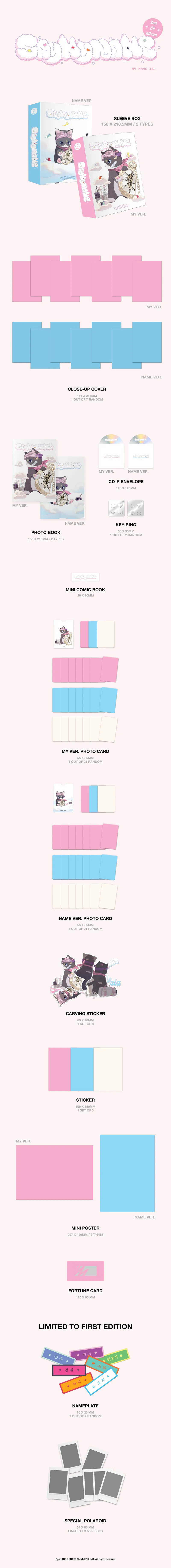 [랜덤] SAY MY NAME (세이마이네임) - EP 2집 [My Name Is...] (NAME VER., MY VER.) 2