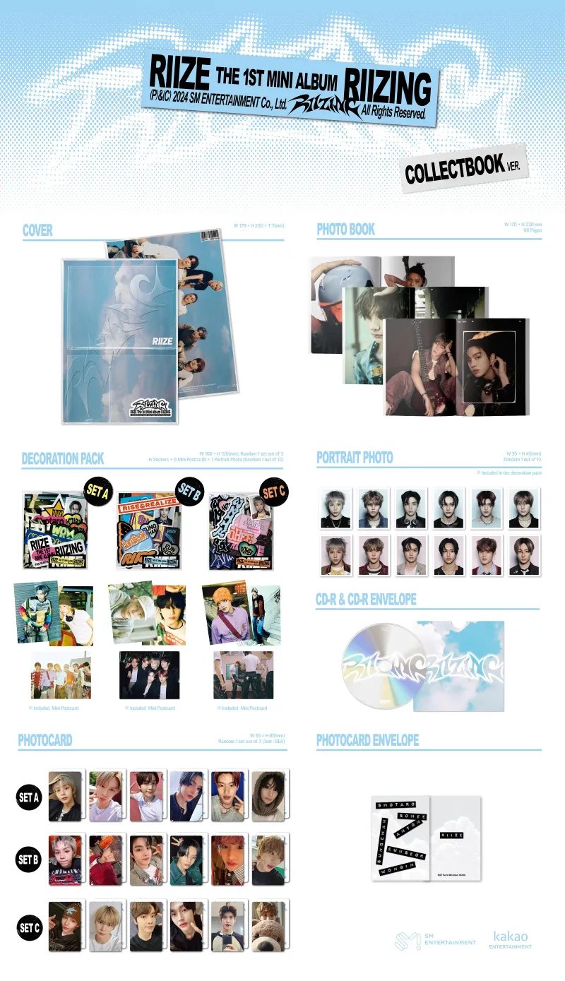 RIIZE (라이즈) - 미니 1집 [RIIZING] (Collect Book Ver.) 2