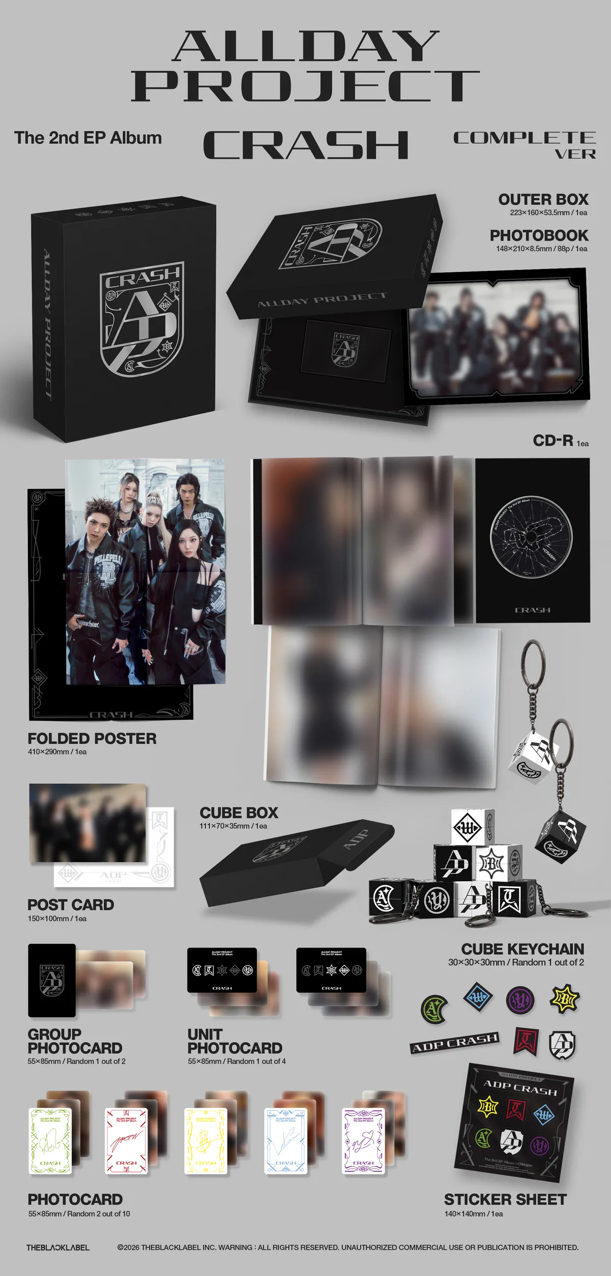 올데이 프로젝트 (ALLDAY PROJECT) - The 2nd EP Album [CRASH] (COMPLETE ver.) 상세 이미지 2