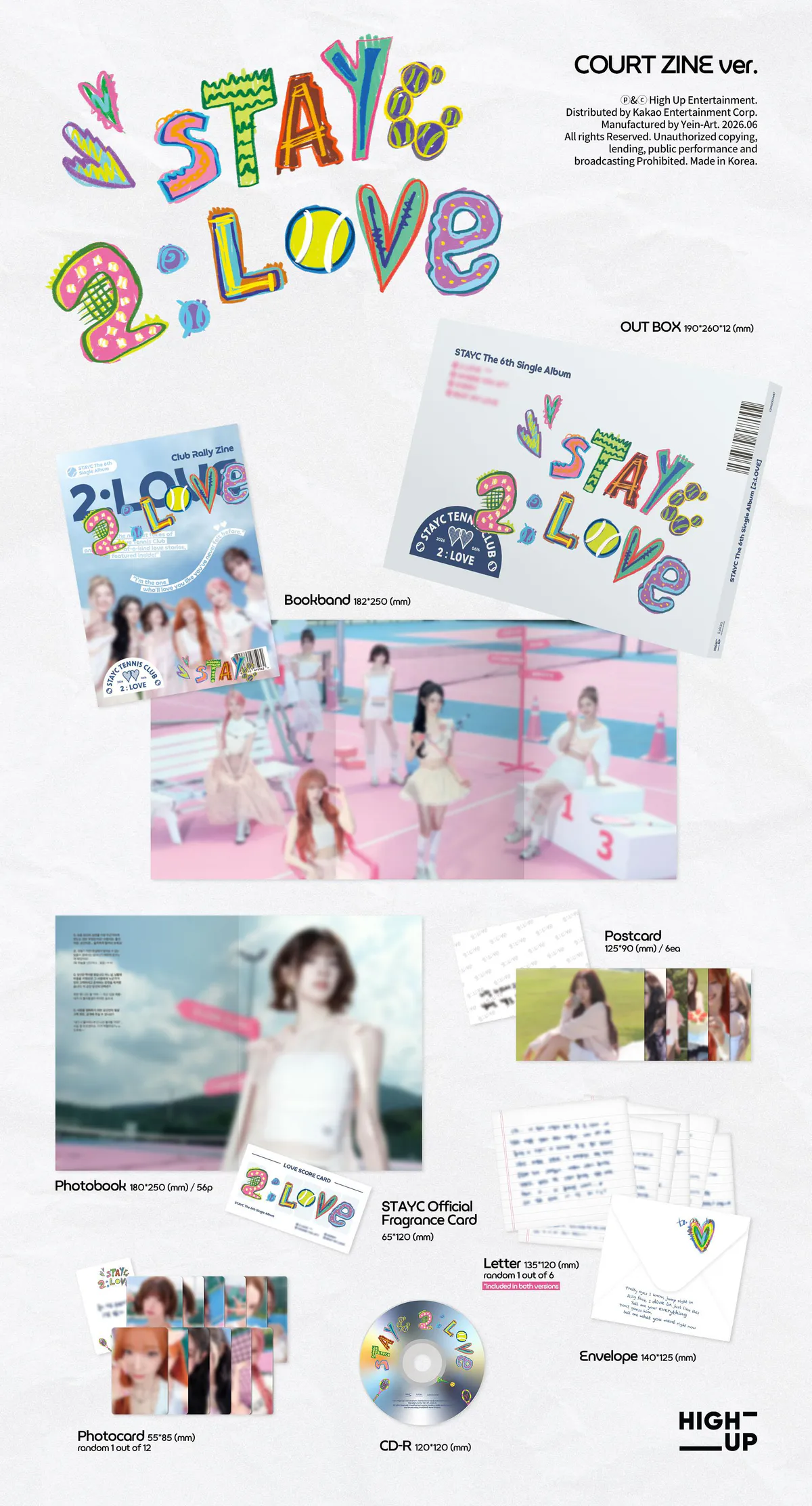 STAYC(스테이씨) - 싱글 6집 [2:LOVE] (COURT ZINE ver. / PLAYER PROFILE ver.) 상세 이미지 2