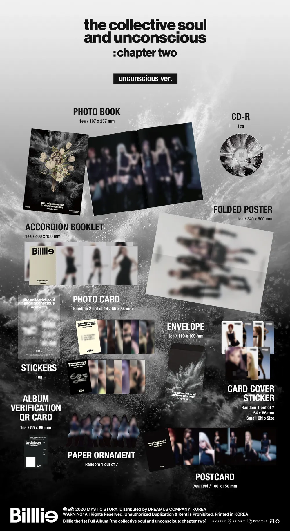 Billlie (빌리) - 정규앨범 1집 [the collective soul and unconscious: chapter two] (unconscious ver.) 상세 이미지 2