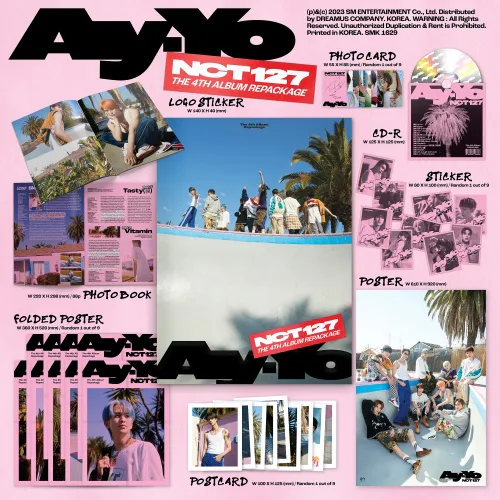 (SARANGHELLO) NCT 127 (엔시티 127) - 정규4집 리패키지 [Ay-Yo] (A Ver.) 2
