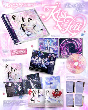 에스파(aespa) - 일본 미니 1집 Kiss N Tell [KISS N TELL Ver.] (일본 수입반)
