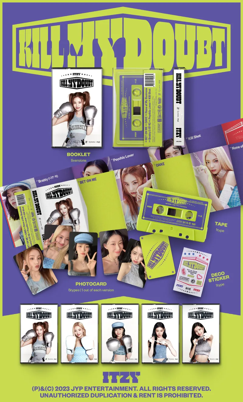 [랜덤] ITZY (있지) - 미니 7집 [KILL MY DOUBT] (CASSETTE) 2