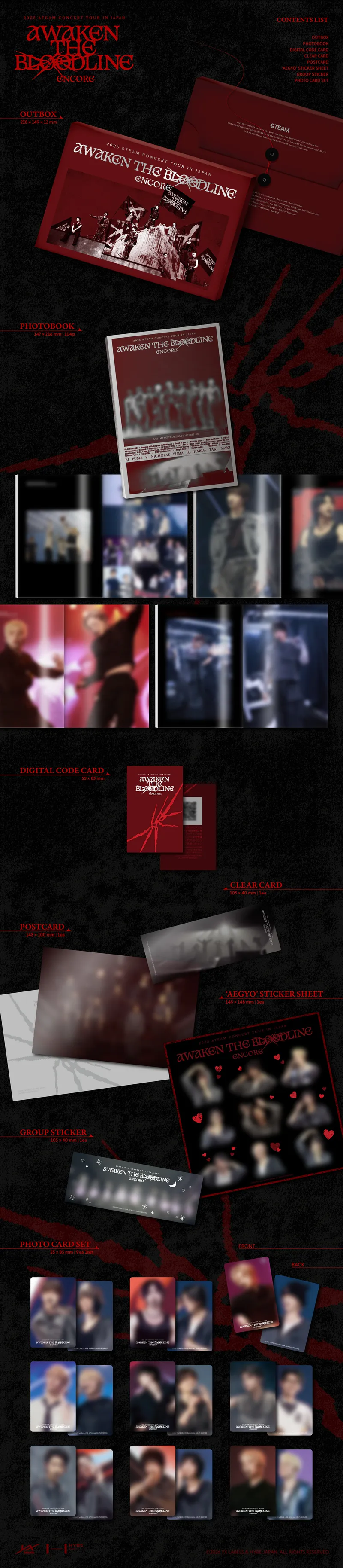 2025 &TEAM CONCERT TOUR [AWAKEN THE BLOODLINE] ENCORE in JAPAN 2