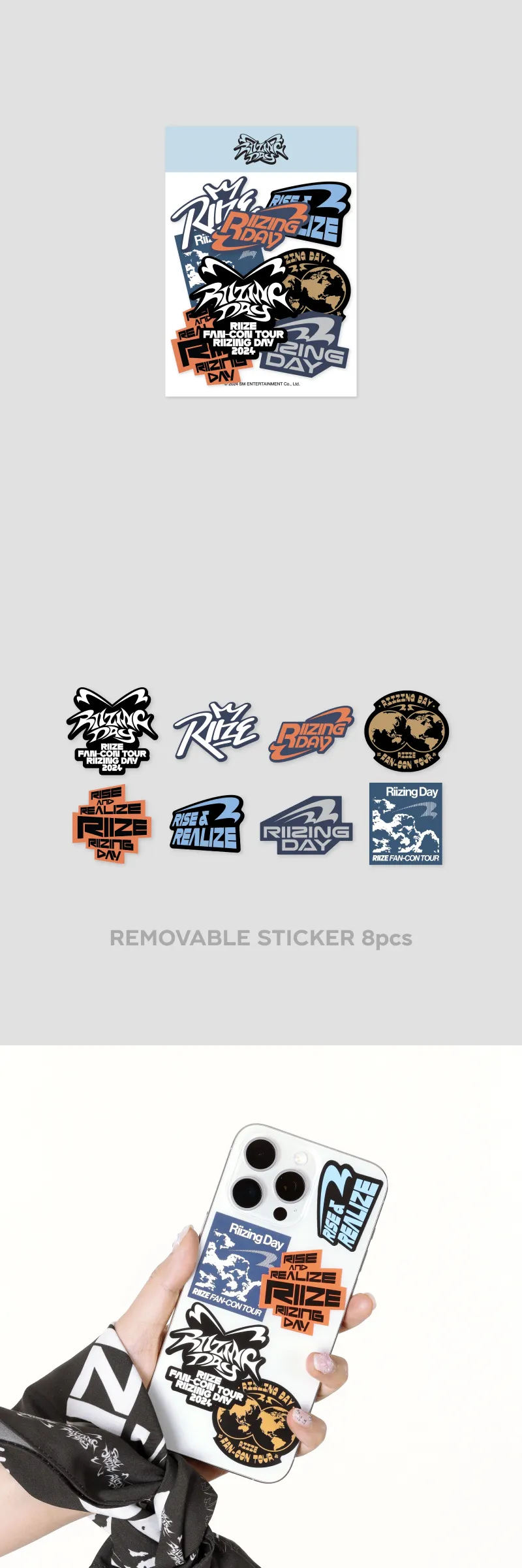 2024 RIIZE FANCON ‘RIIZING DAY’ MD - REMOVABLE STICKER 2