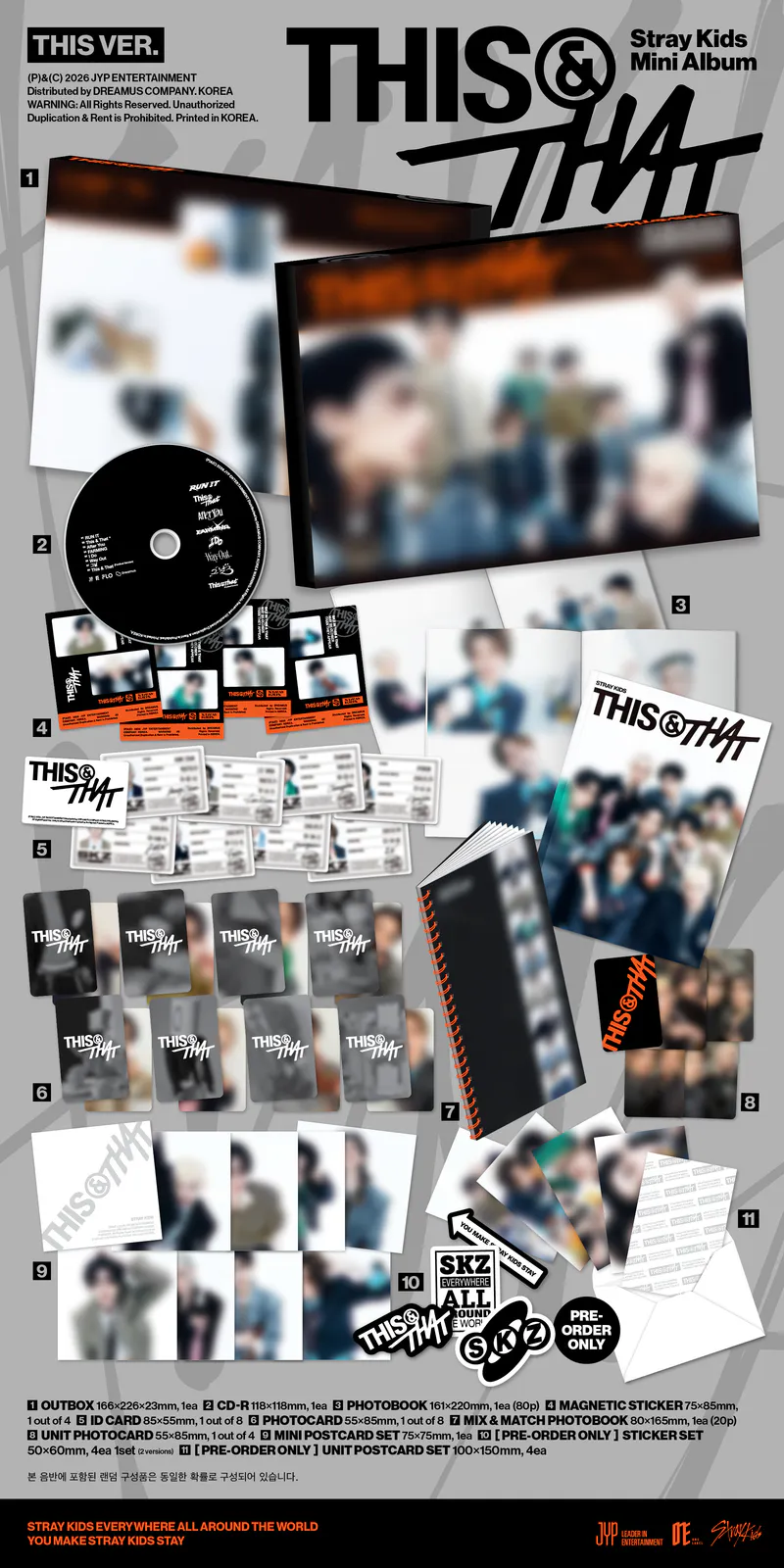Stray Kids(스트레이 키즈) - THIS & THAT (THIS VER., THAT VER.)(일반반/2종) 3