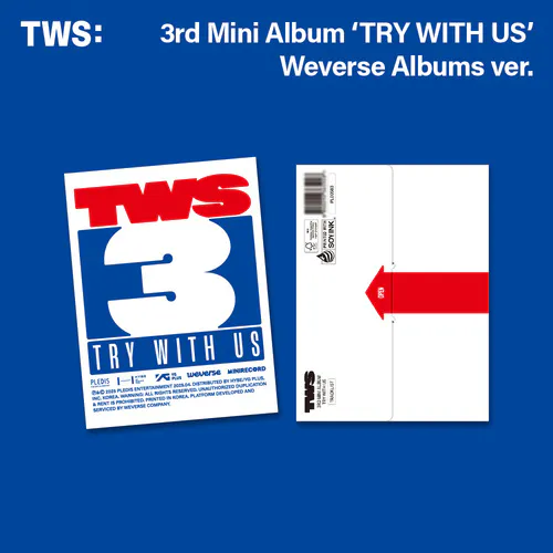 투어스 (TWS) - 미니 3집 [TRY WITH US] (Weverse Albums ver.)
