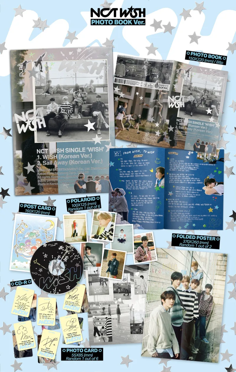 NCT WISH (엔시티 위시) - 싱글 [WISH] (Photobook Ver.) 상세 이미지 2
