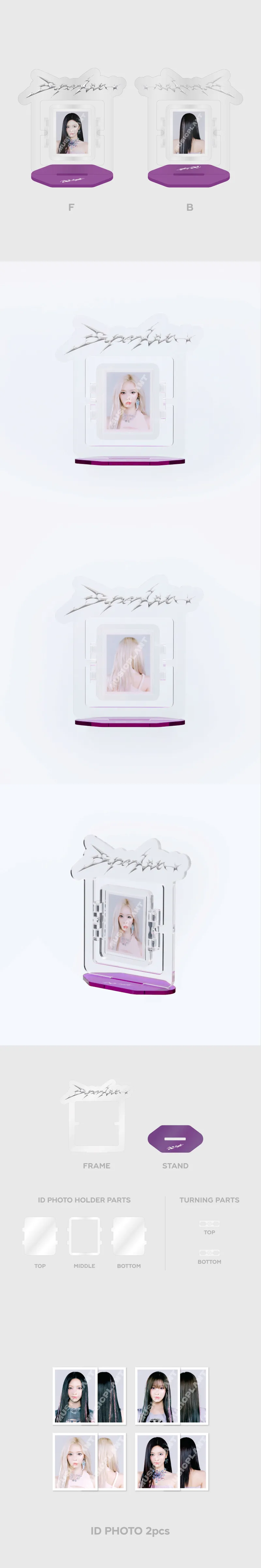 aespa 'Armageddon : The Mystery Circle' MD - MINI ACRYLIC TURNING STAND SET 상세 이미지 2