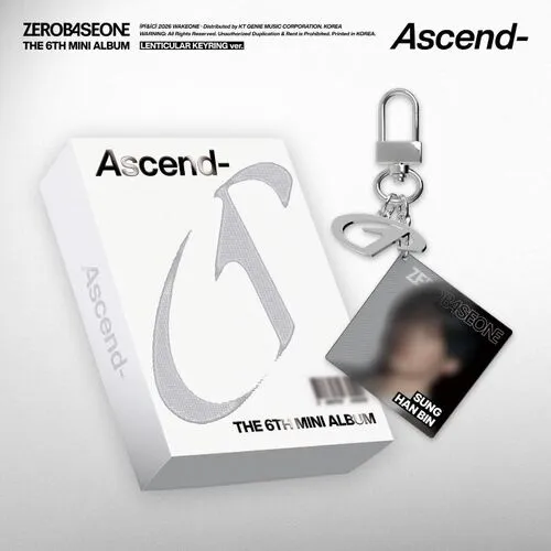[랜덤] ZEROBASEONE - The 6th Mini Album [Ascend-] LENTICULAR KEYRING Ver.