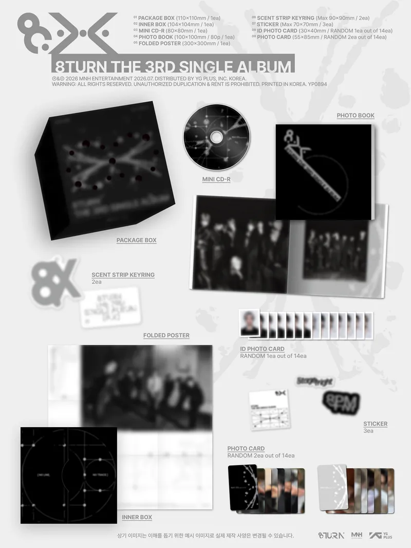 8TURN (에잇턴) - The 3rd Single Album [8.X] 2