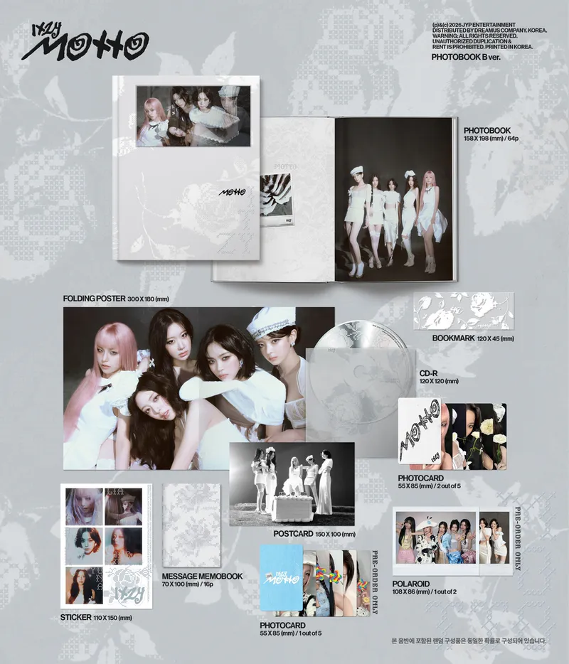 [랜덤] ITZY (있지) - [Motto] (Photobook Ver.) (총 3종, A/B/C Ver.) 3