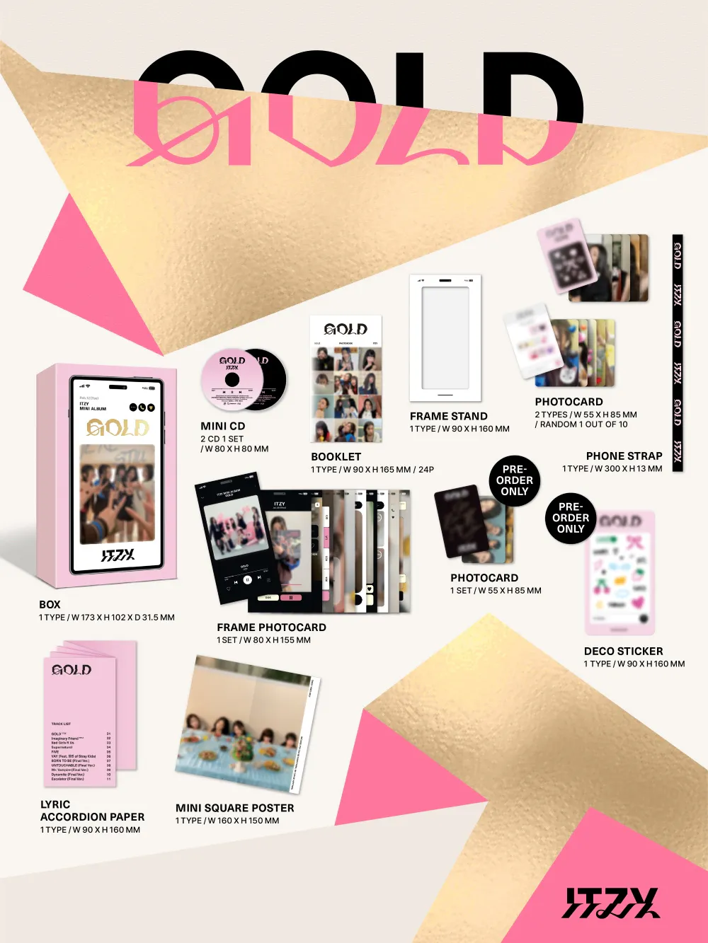 ITZY (있지) - [GOLD] (PHONE BOX VER.) [스페셜반] 상세 이미지 2