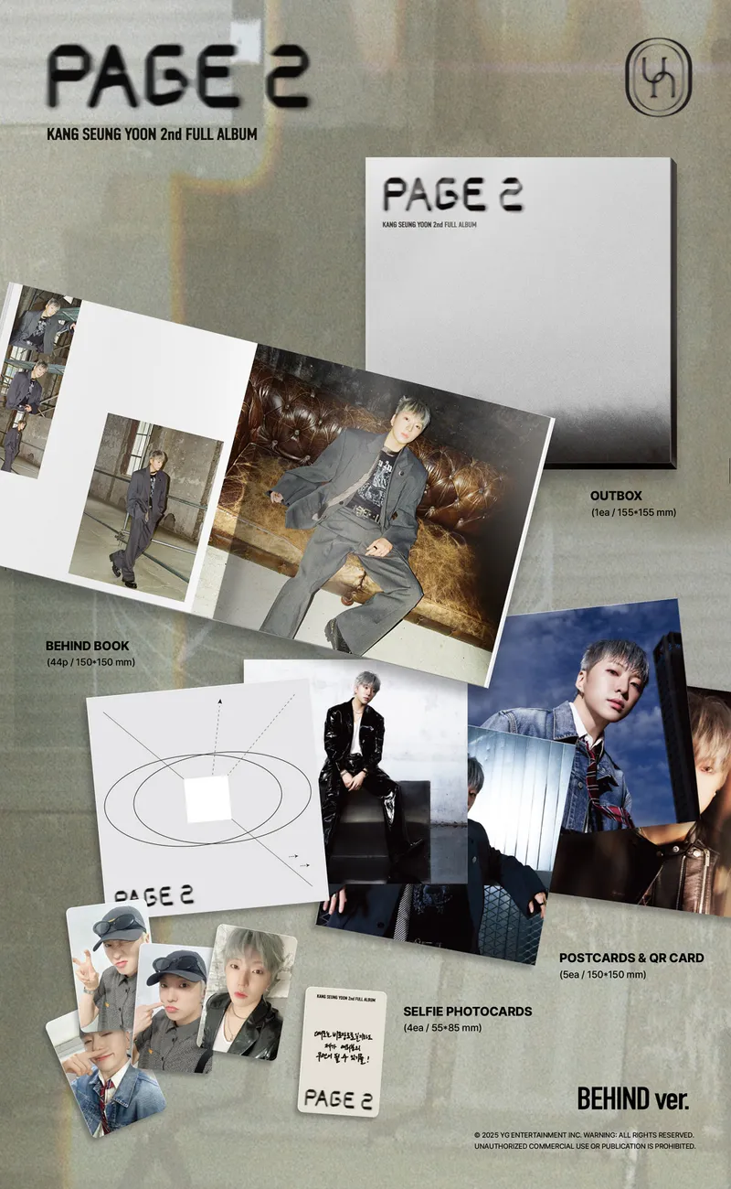 KANG SEUNG YOON 2nd FULL ALBUM [PAGE 2] (BEHIND ver.) 2
