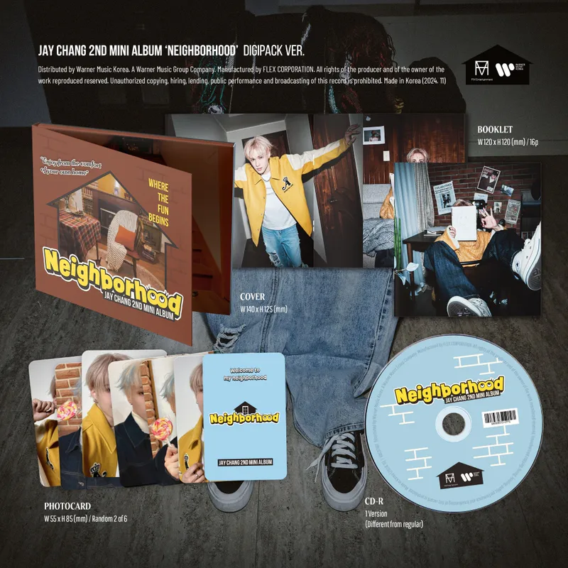 제이창 (Jay Chang) - 미니 2집 [Neighborhood] (Digipack Ver.) 2