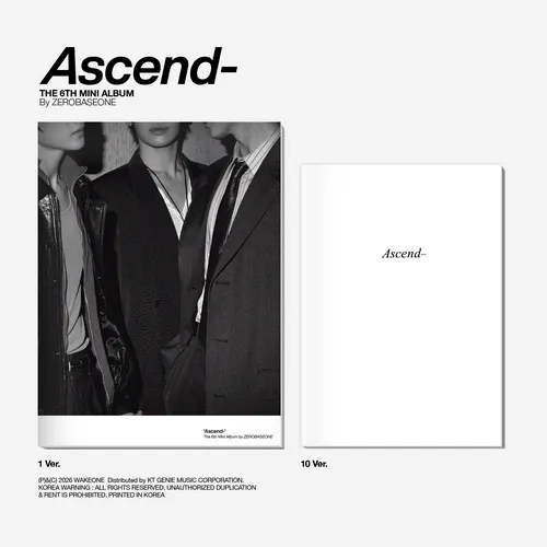 [랜덤] ZEROBASEONE - The 6th Mini Album [Ascend-] Photobook Ver. (1 Ver. & 10 Ver.)