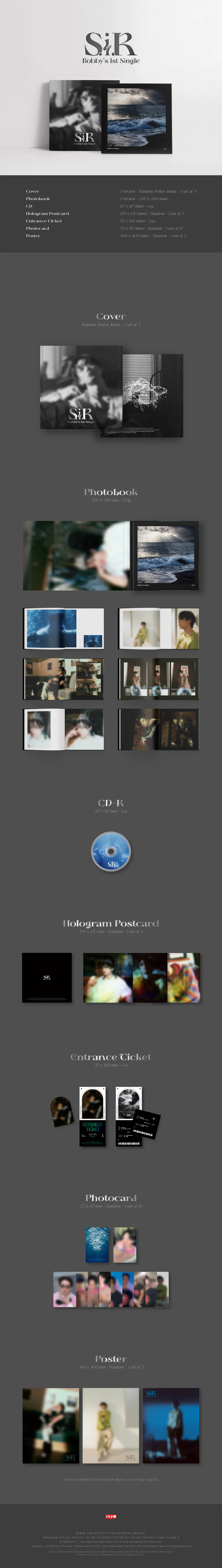 BOBBY - BOBBY’s 1st Single [S.i.R] 상세 이미지 2
