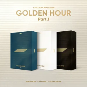 [랜덤] ATEEZ (에이티즈) - 미니 10집 [GOLDEN HOUR : Part.1] (BLUE HOUR VER. / DIARY VER. /  GOLDEN HOUR VER.)