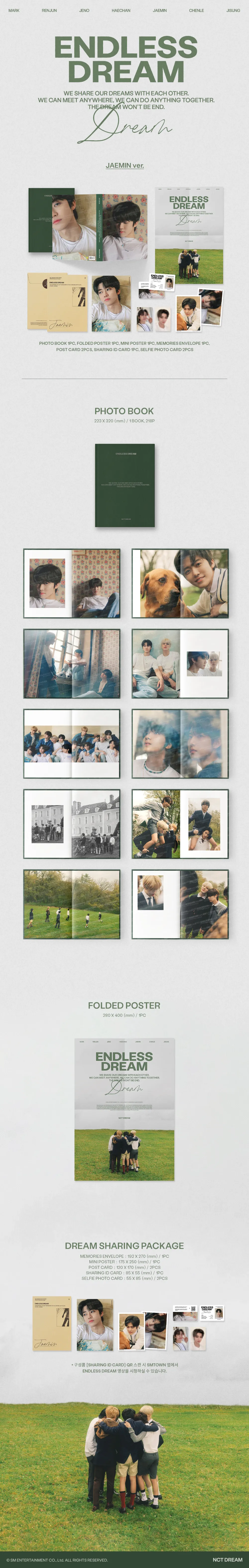 NCT DREAM PHOTO BOOK [ENDLESS DREAM]_JAEMIN ver. 상세 이미지 2