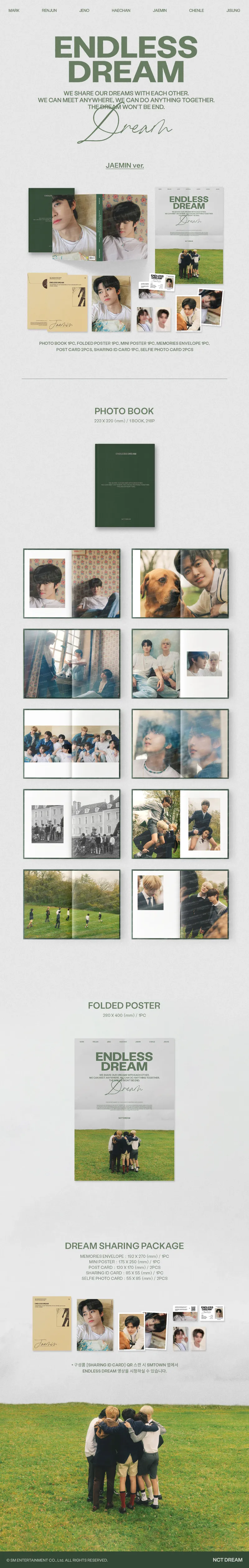 NCT DREAM PHOTO BOOK [ENDLESS DREAM]_JAEMIN ver. 2